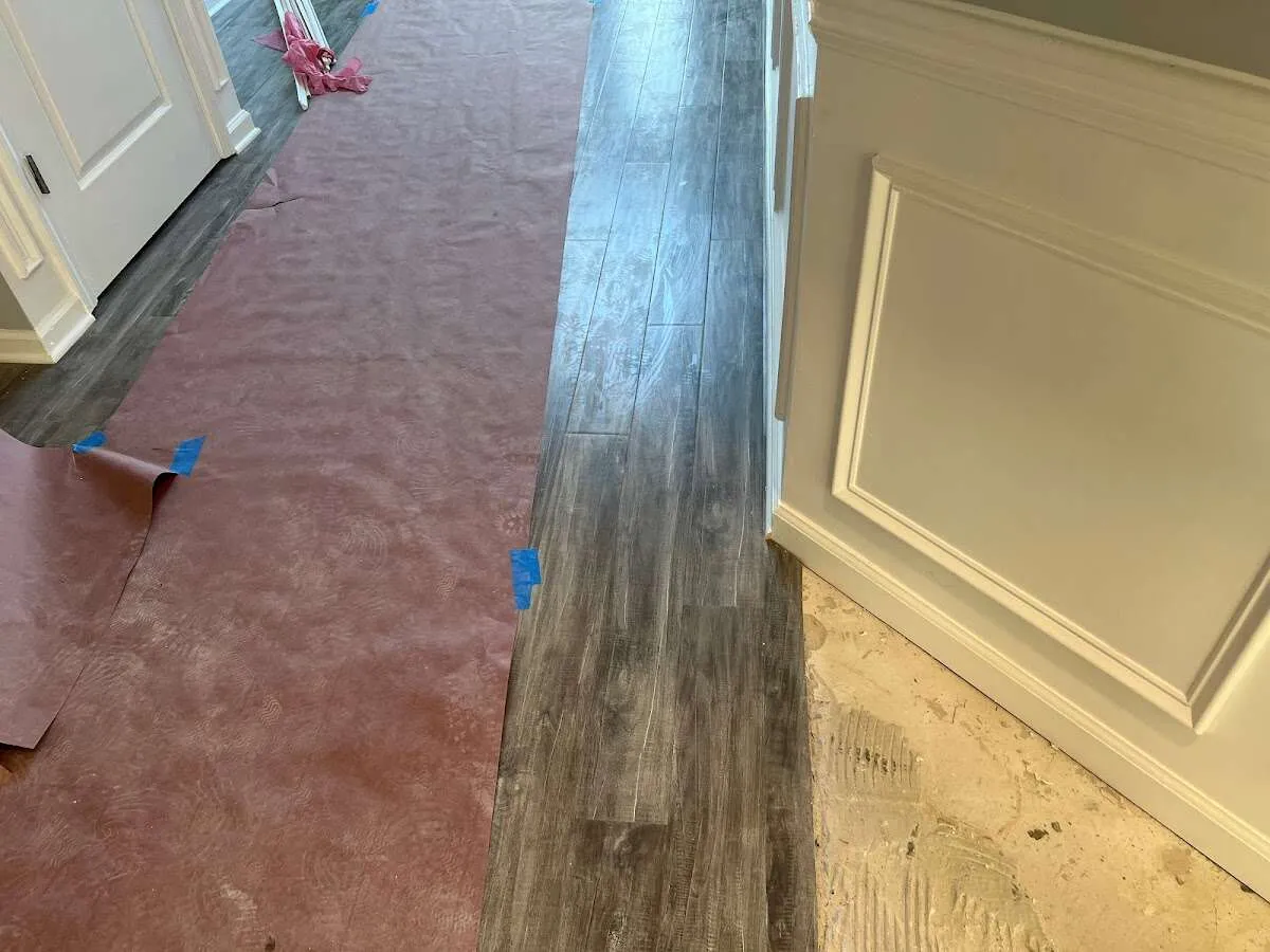 Completed marble shower restoration in Heath